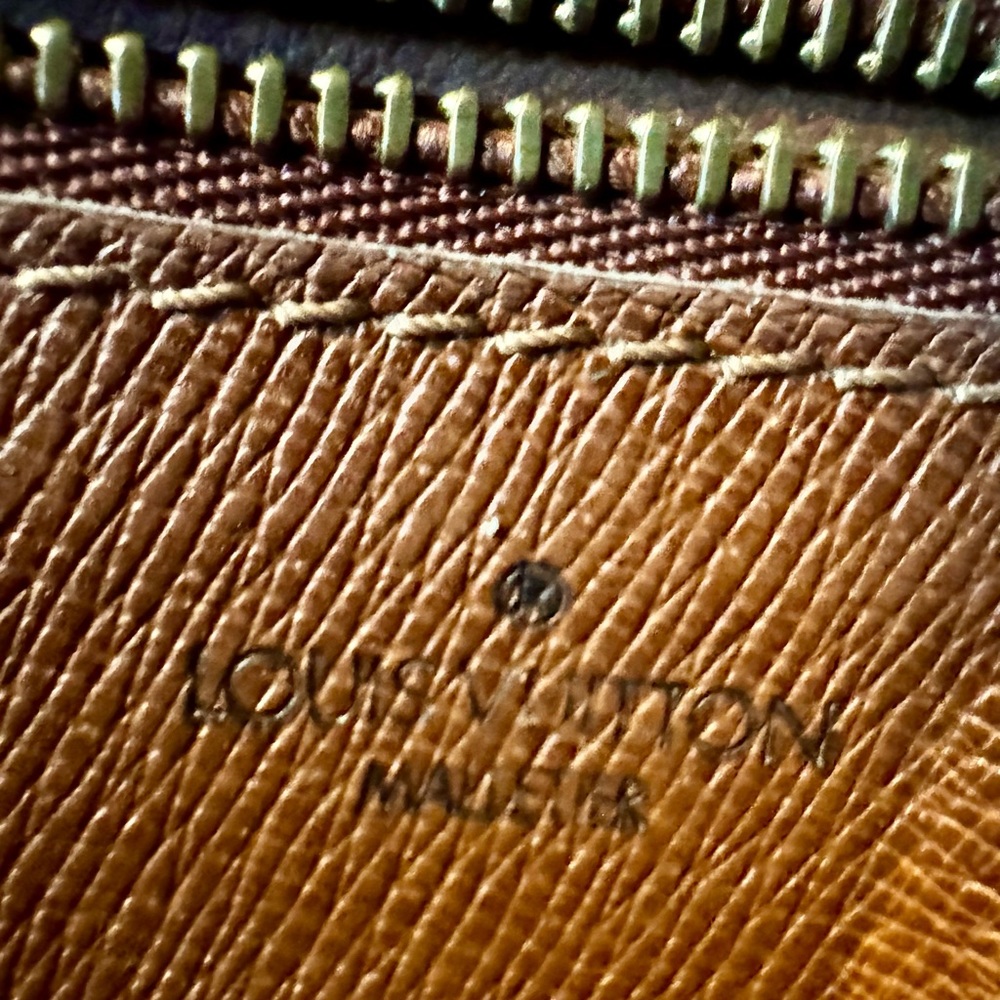 Louis Vuitton Monogram Crossbody Bag in Brown and Tan - Picture 2 of 8